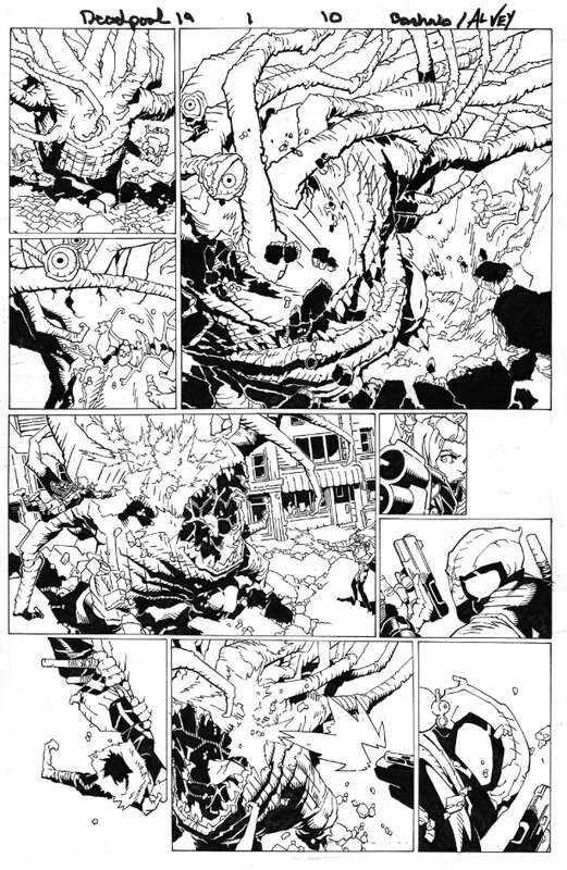 Deadpool by Chris Bachalo - Comic Strip