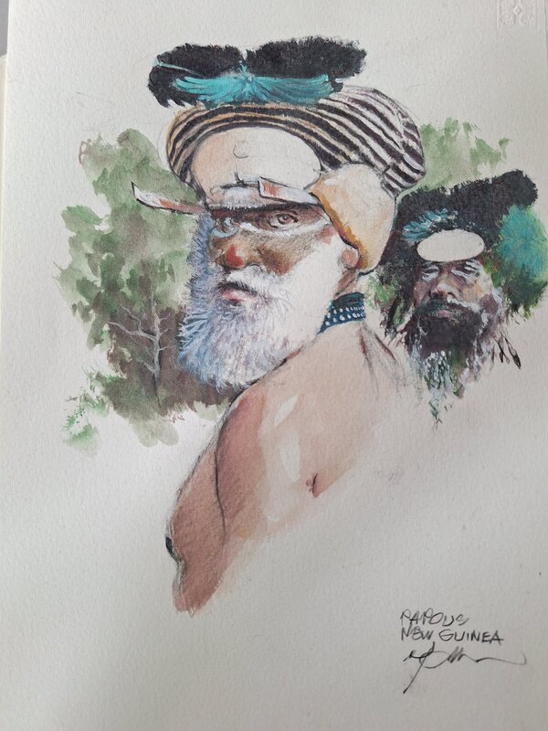 For sale - Papous New Guinea by René Follet - Comic Strip