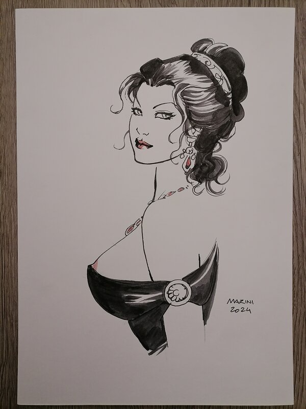 Vendue Méjaï marini - Original Illustration