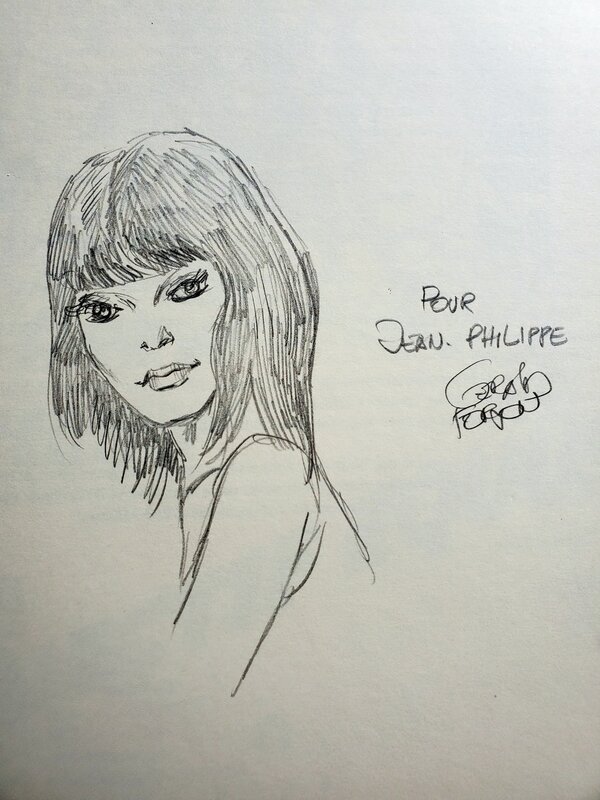 Gérald Forton, BOB MORANE    T107 OBJECTIF EQUUS - Sketch