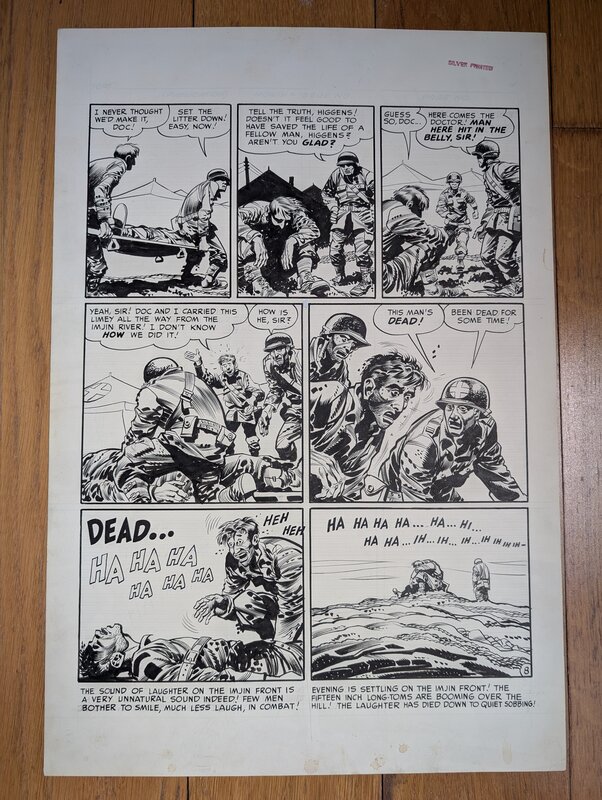 For sale - Jack DAVIS - Frontline Combat #4 p.8 (1951) - Comic Strip