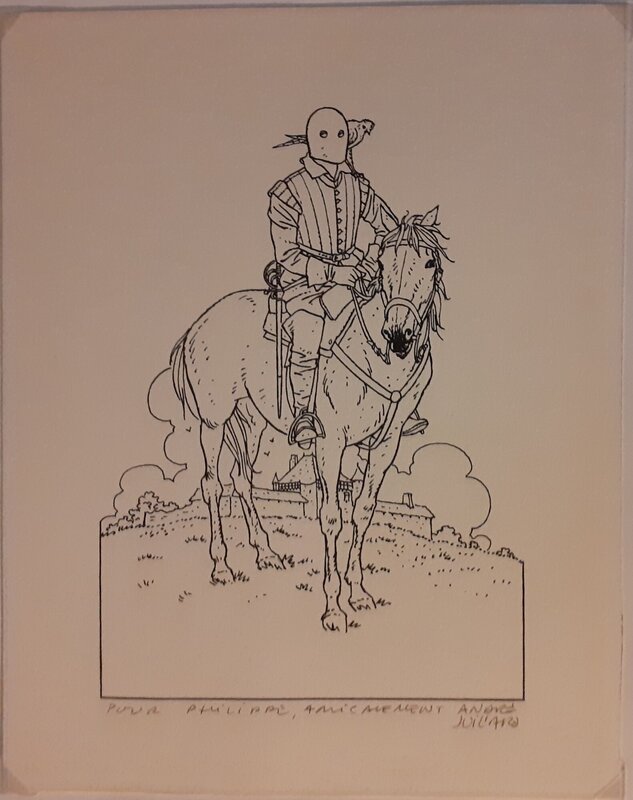 André Juillard, Les 7 vies de l'epervier - masquerouge - Comic Strip