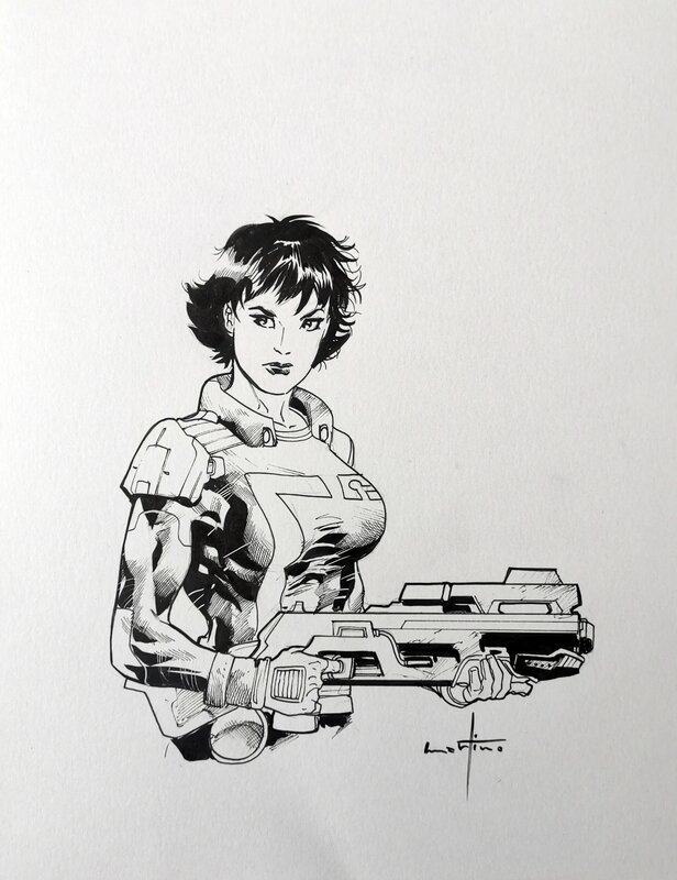 Legs Waiver by Stefano Martino - Original Illustration