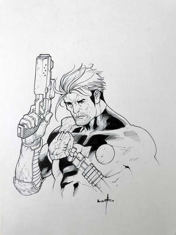 Nathan Never by Stefano Martino - Original Illustration