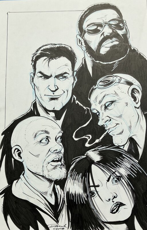 The Boys par Darick Robertson - Illustration originale