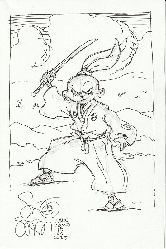 Usagi Yojimbo par Stan Sakai - Dédicace