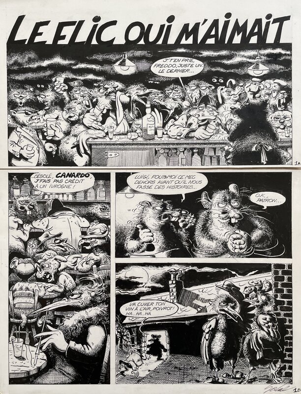 For sale - Benoît Sokal, 1978 - Canardo : le Flic qui m'aimait. - Comic Strip