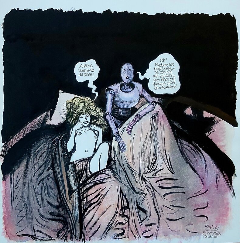 La Barbarella de Blutch - Comic Strip