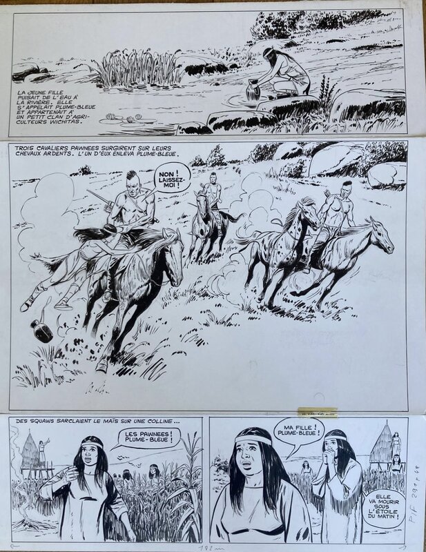 En vente - Loup NOIR par Kline - Planche originale