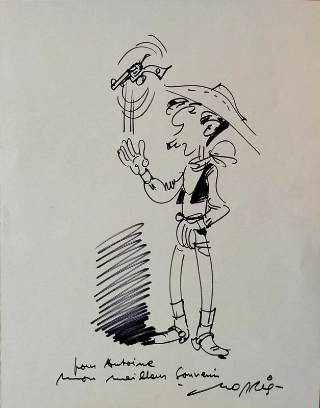 Lucky Luke by Morris - Sketch