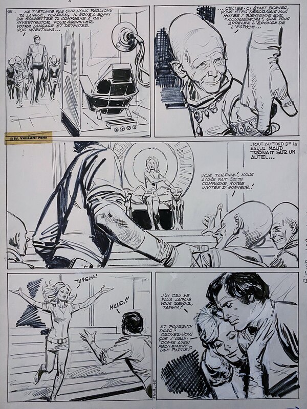 Raymond Poïvet, Roger Lécureux, Les Pionniers de l'Esperance - L'Éponge de l'Espace - Pif 102 p16 - Comic Strip