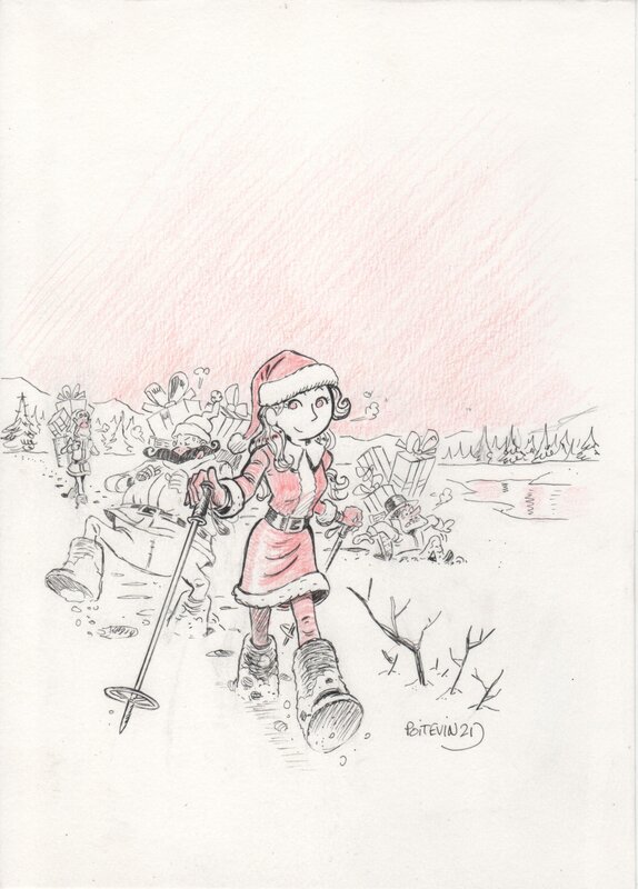 En vente - Arnaud Poitevin - Les Spectaculaires - Illustration originale publiée - Illustration originale
