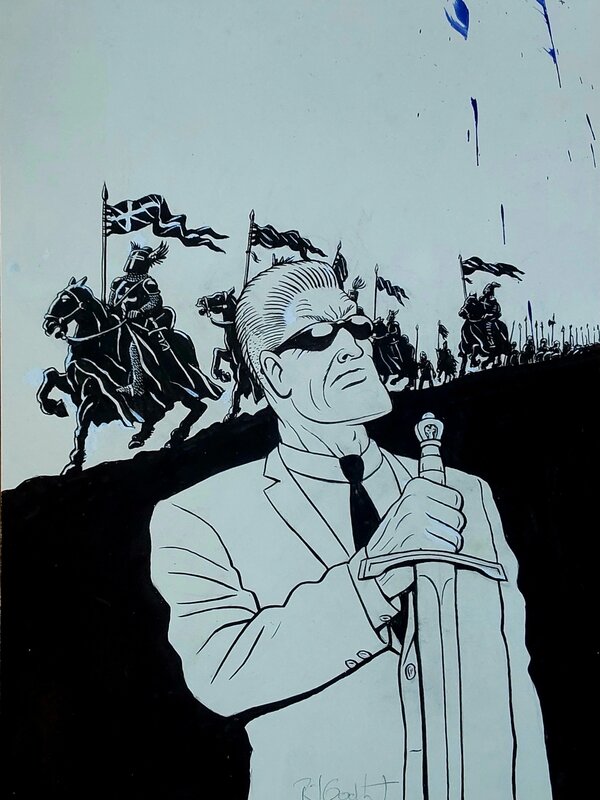 Réal Godbout, Pierre Fournier, Red Ketchup - Couverture - Illustration originale