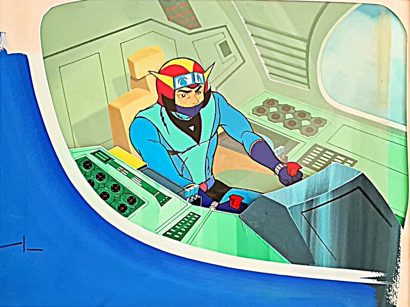 Go nagai, Goldorak, Alcor dans son cockpit - Comic Strip