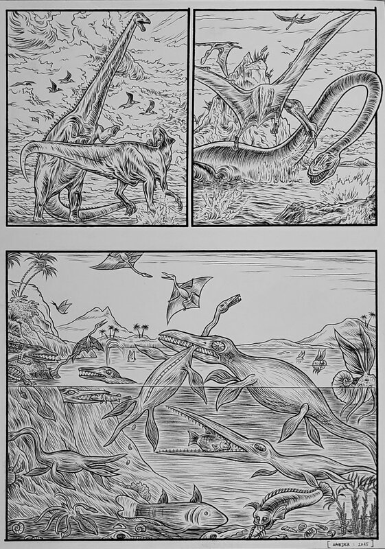 Alpha Directions par Jens Harder - Planche originale