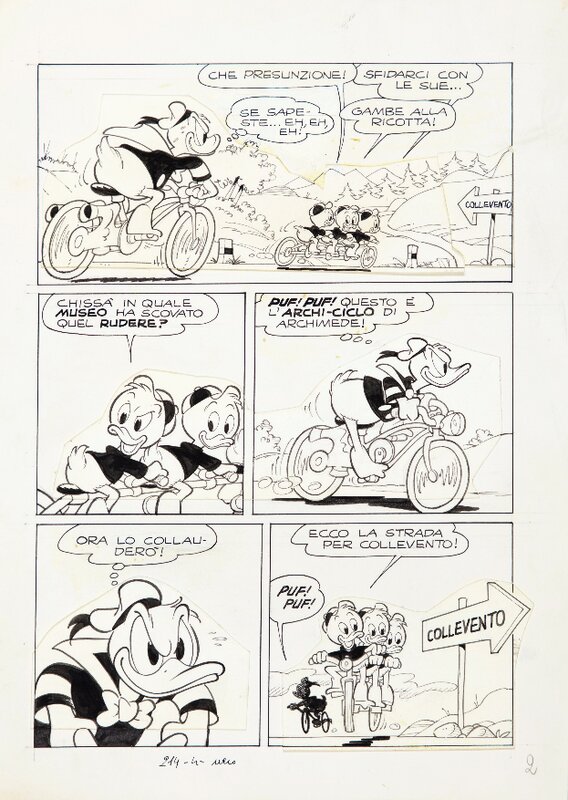 Massimo De Vita, Paperinik e il Dramma Ciclico pag.2 - Planche originale