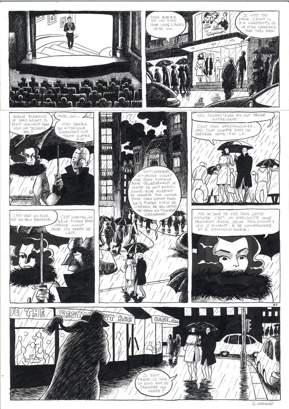 En vente - Grégory Mardon. Incognito page 37 - Planche originale