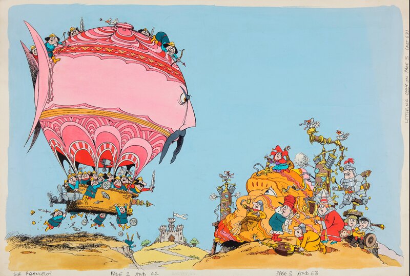 John Ryan, The Adventures of Sir Prancelot - Original Illustration