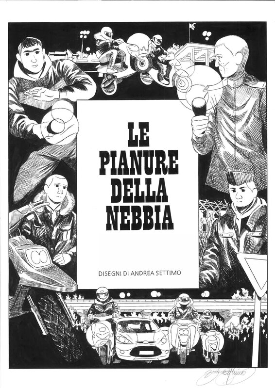 Tex frontispice imaginé par Andrea Settimo - Original Illustration