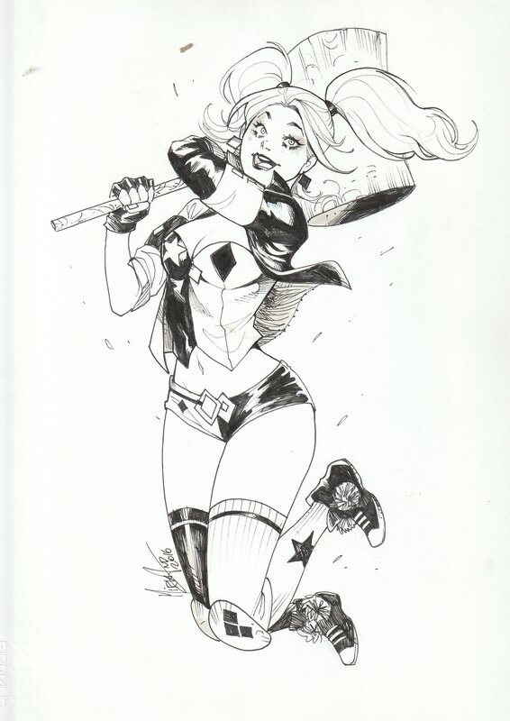 Harley Quinn by Mirka Andolfo - Original Illustration