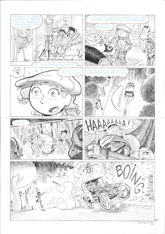 En vente - Arnaud poitevin - Les Spectaculaires 7 p.46 - Planche originale