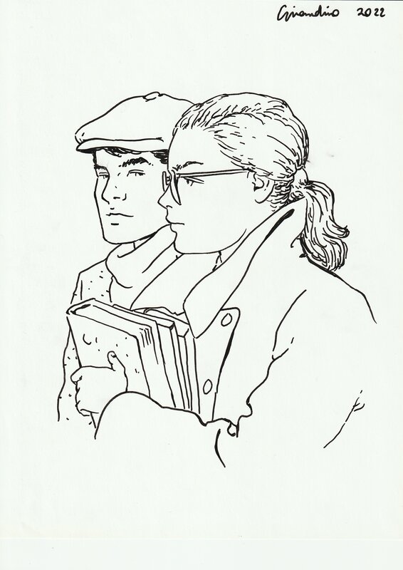 Jonas Fink par Vittorio Giardino - Illustration originale