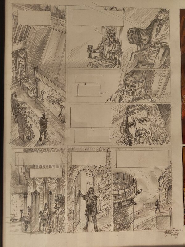 Gwendal Lemercier, Les Contes de l'Ankou T1 Hantise Pl10 Croquis - Comic Strip