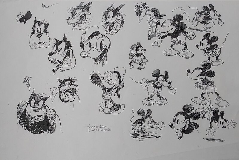 Mickey - Loisel fait ses gammes - Original art