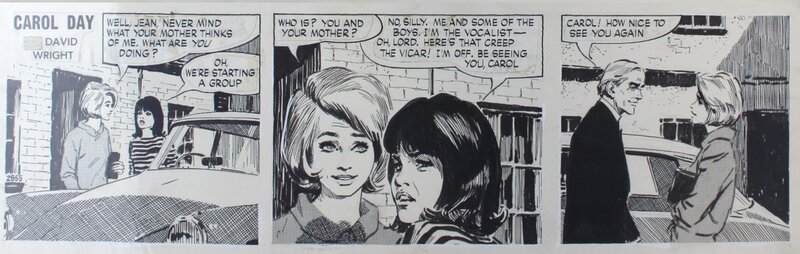 David Wright, Carol Day - Mr. Boker - Strip #2855 - Comic Strip