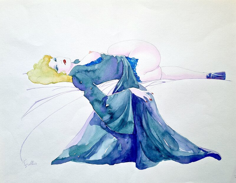 Frollo Mona Street Années 90 - Illustration originale