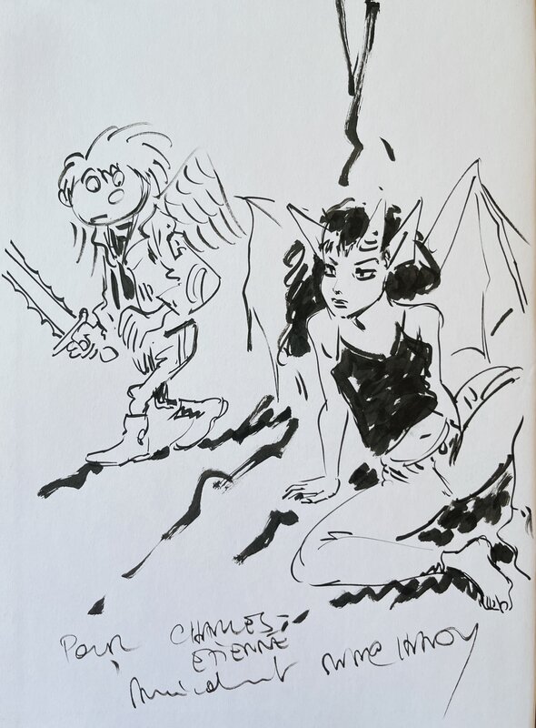 Anges & diablesses by Marc Hardy - Sketch