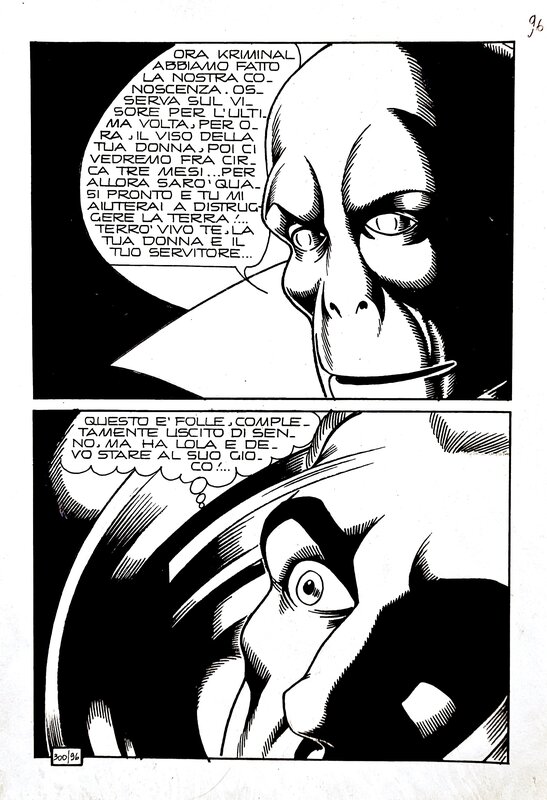 Magnus, Kriminal 300 Le Bare di Ghiaccio - Planche originale