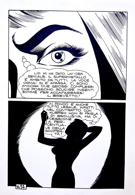 Magnus, Satanik N°34, planche originale, 1966 - Comic Strip