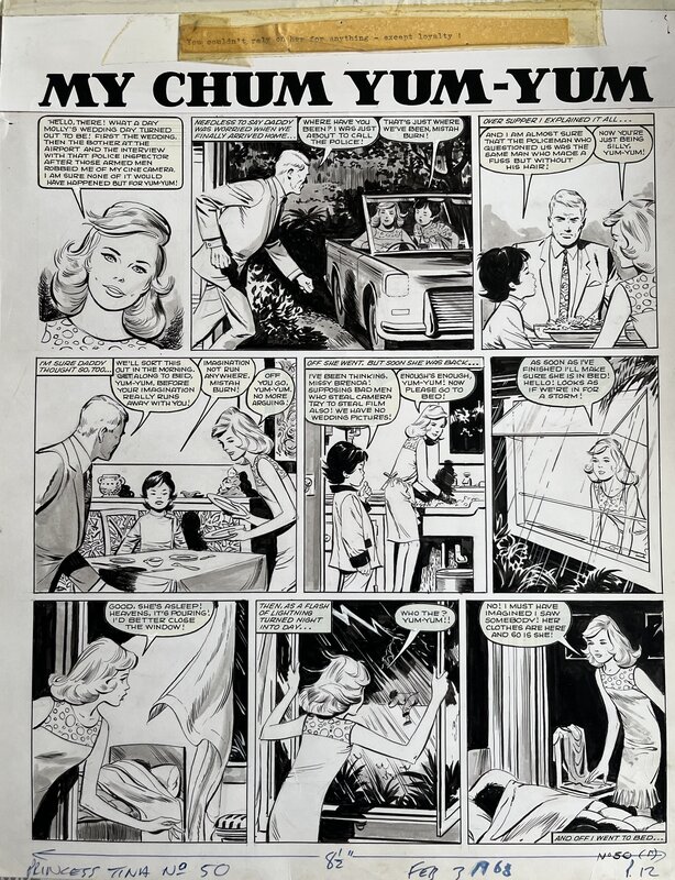 My Chum Yum-Yum by Jean Sidobre, Georges Lévis - Comic Strip