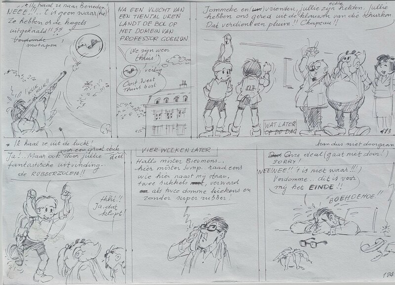 Edwin Wouters, Jommeke 306: Rubberman - Comic Strip