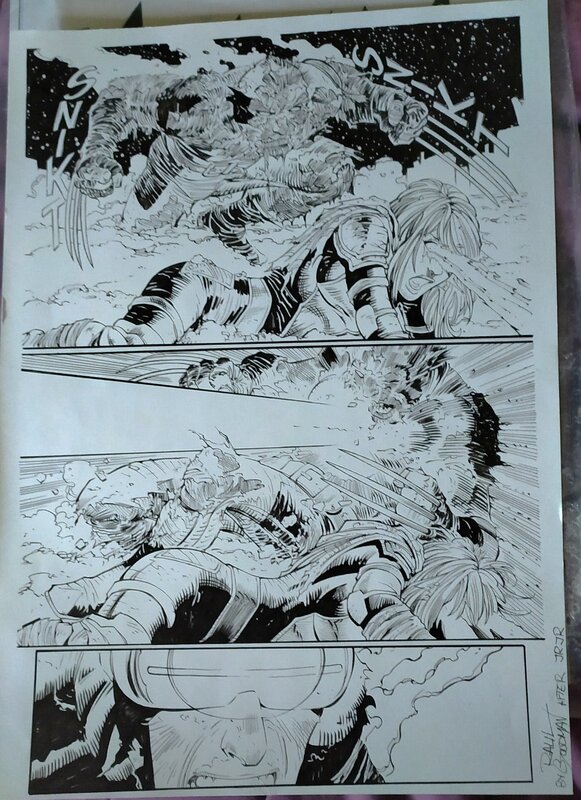 raul goodman, X-Men Cyclope VS Wolverine - Comic Strip