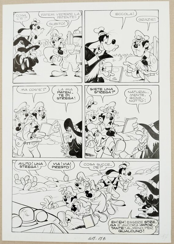 Sergio Asteriti, Pippo e la strega dell'autostrada - Illustration originale