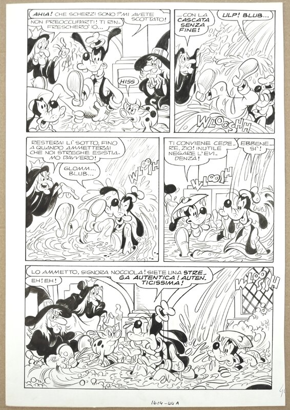 Sergio Asteriti, Pippo e Nocciola: sfida all'ultima magia - Illustration originale
