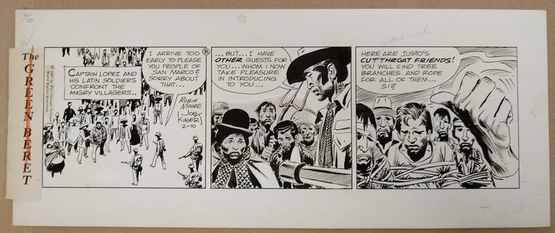 Joe Kubert, Tales of the Green Berets 1967 - Comic Strip