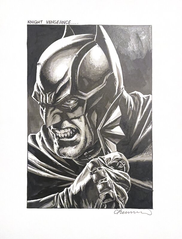 Lee Bermejo Batman - Illustration originale