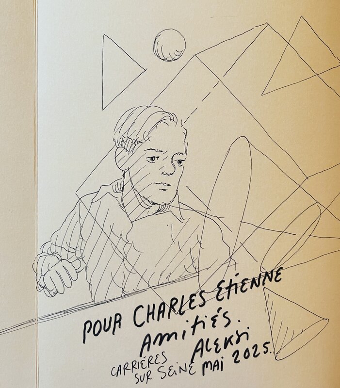 Alan Turing par Aleksi Cavaillez - Dédicace
