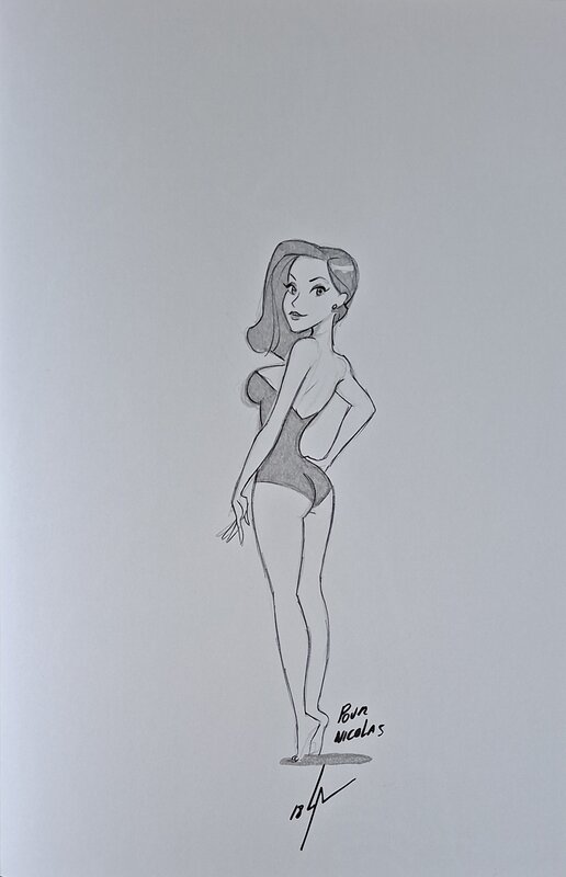 Pin-Up par Ludwig Alizon - Dédicace