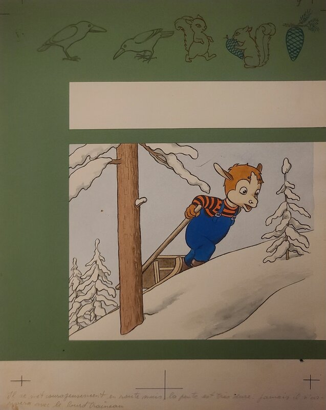 Roudoudou par José Cabrero Arnal - Illustration originale