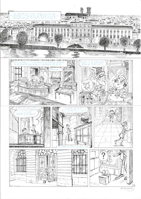 En vente - Arnaud poitevin - Les Spectaculaires 7 p.13 - Planche originale