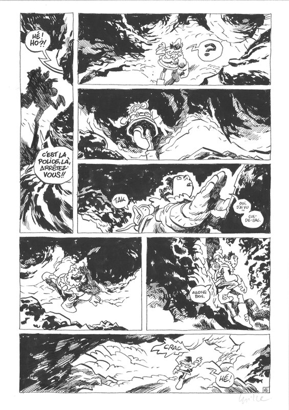 For sale - Cyrille Pomès - Lieutenant Bertillon p.62 - Comic Strip
