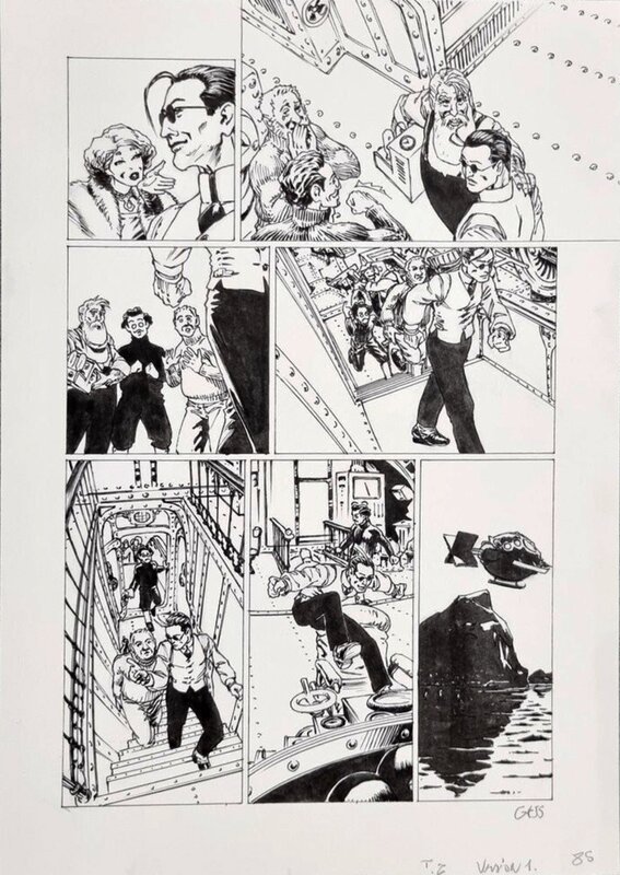 Gess, L'oeil de la nuit tome 2 planche 85 - Planche originale