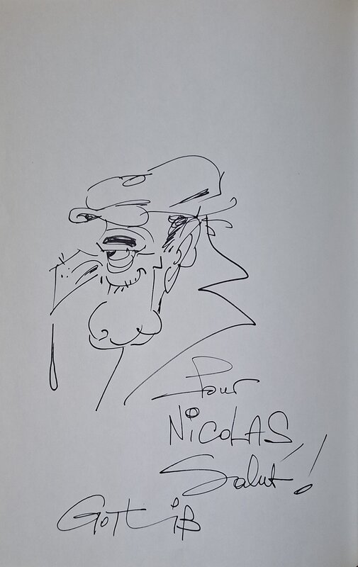 Pervers Pépère par Gotlib - Dédicace