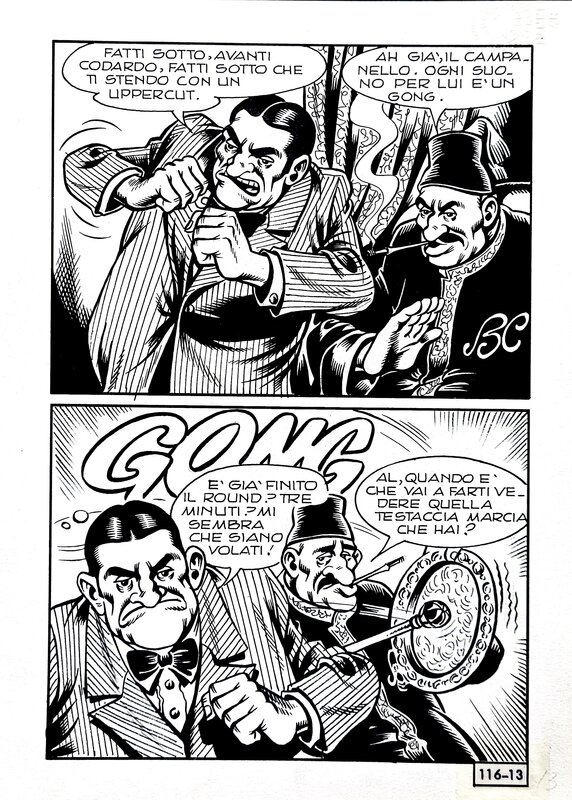 Piffarerio Alan Ford, n.116 p 13 - Planche originale