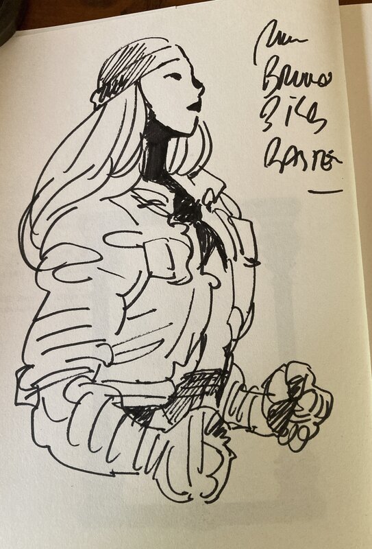 Bastien Vivès, Cristo, Last man T11. - Sketch