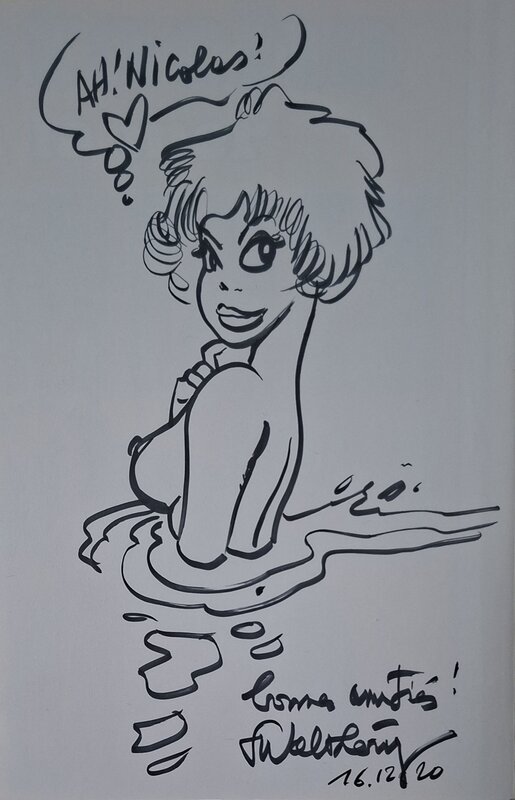 Natacha by François Walthéry - Sketch